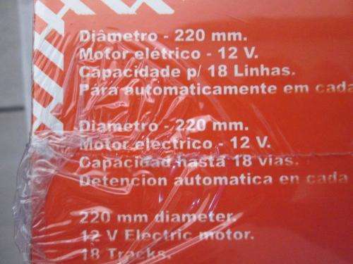 Turntable, 18 tracks, 12V Motor, auto stop in each bay