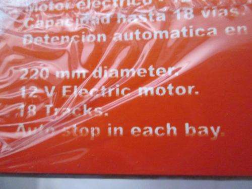 Turntable, 18 tracks, 12V Motor, auto stop in each bay