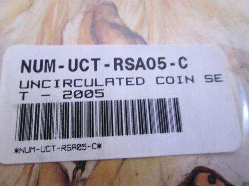 2005 Uncirculated Set, Sealed as received from the SAMint