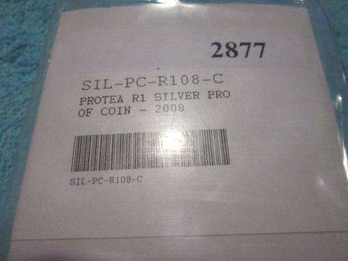 2008 Ghandi Silver R1 Proof, 2877/6133 Still sealed