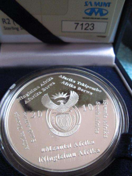 2010 World Cup Soccer (Fifa) Silver R2 Proof (31.1 gm, 1oz) 7123/11129