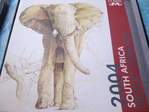 2004 South Africa Proof Coin set, 1 Set still sealed