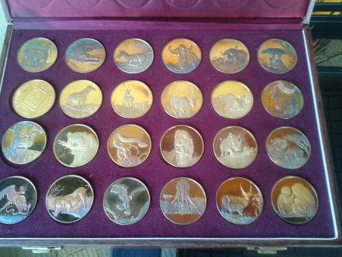 SA Wildlife Society 50th Anniversary Medallion set