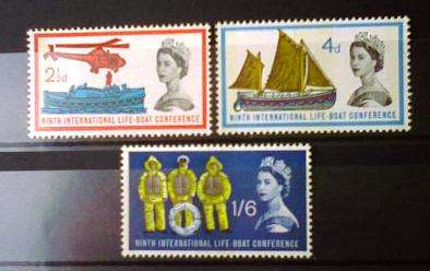 GB - (MNH) 1963 NINTH INT. LIFE-BOAT CONFERENCE - PHOSPHOR