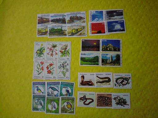 ZIMBABWE - SIX MNH SETS