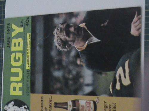 RUGBY MAGAZINE JAN 1975