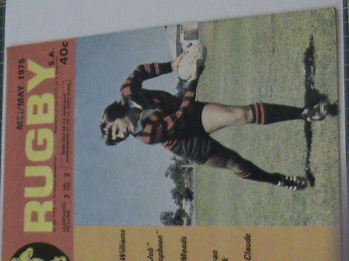 RUGBY MAGAZINE  MAY 1975