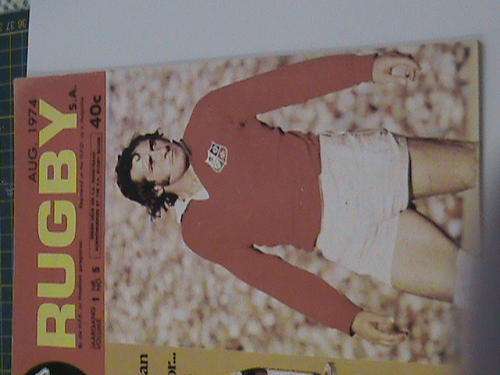RUGBY MAGAZINE AUG 1974
