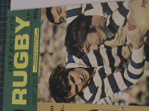 RUGBY MAGAZINE OCT 1974