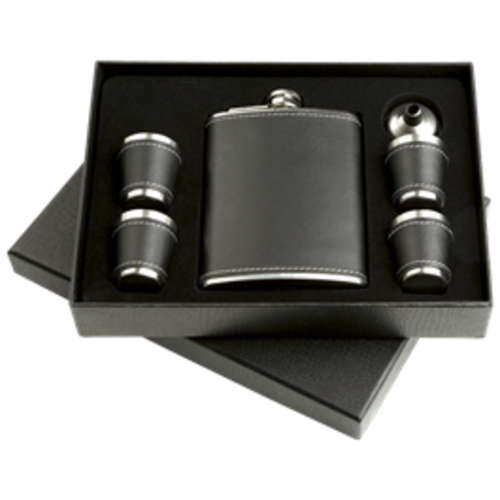Hip Flask Gift Set - NEW - BARRON