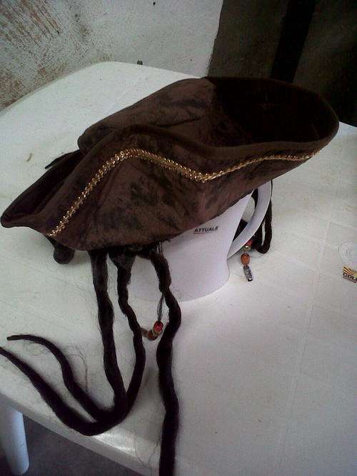 Jack Sparrow Hat With Hair