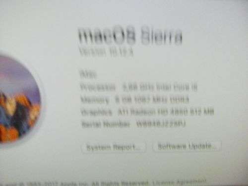 iMac 27Inch . See description for details