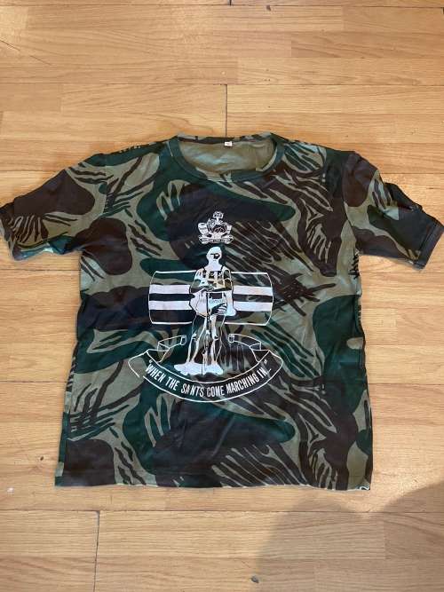 Original Rhodesian RLI camo tshirt - printed - size medium
