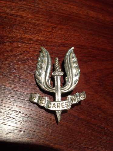 Belgian SAS beret badge