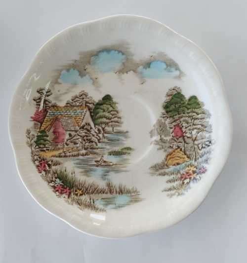 Ashworth Bro`s Chamber Pot And Alfred Meakin Saucer