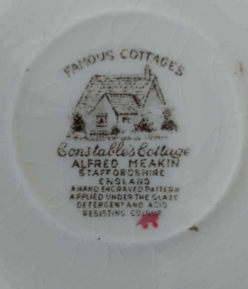 Ashworth Bro`s Chamber Pot And Alfred Meakin Saucer