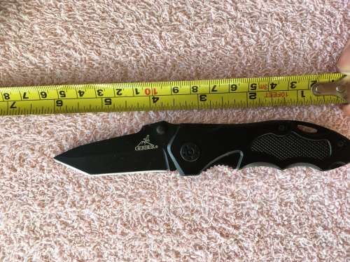 Black Gerber Pocket Knife
