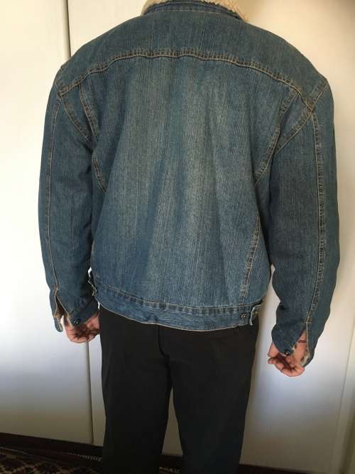 Denim, fleece linned, Bomber Jacket