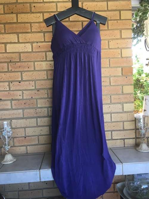 Blue-Purple Flowing Dress