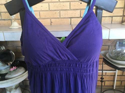 Blue-Purple Flowing Dress