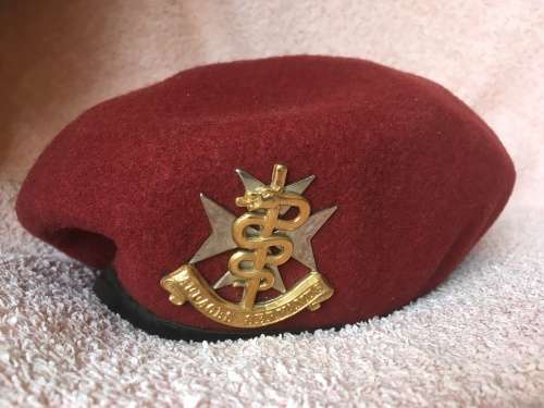 SADF Medical Services Beret with all pins in tact