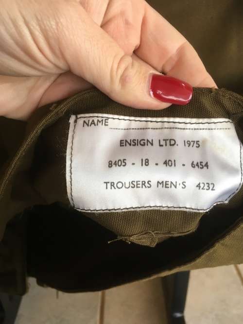 SADF 1975 Brown Trousers Field Dress (4232)