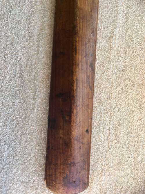 Vintage Jackie McGlew Autograph Cricket Bat