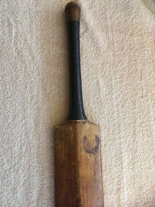Vintage Jackie McGlew Autograph Cricket Bat