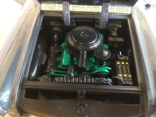 1957 Buick Roadmaster Convertible, Blue & White - Motormax 73152 - 1/18 scale Diecast Model Toy Car