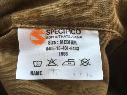 SADF Brown Bush Jacket (1993) Size M