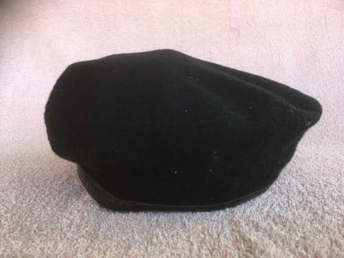 1964 Old SADF Black Beret (no badge) - very good condition!