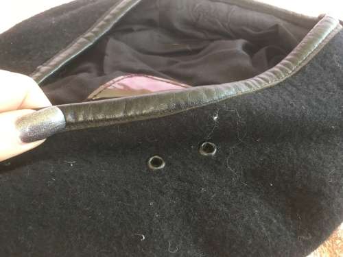 1964 Old SADF Black Beret (no badge) - very good condition!