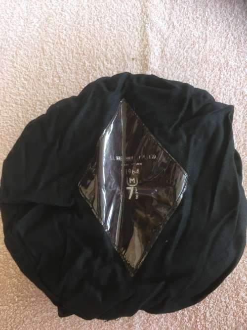 1964 Old SADF Black Beret (no badge) - very good condition!