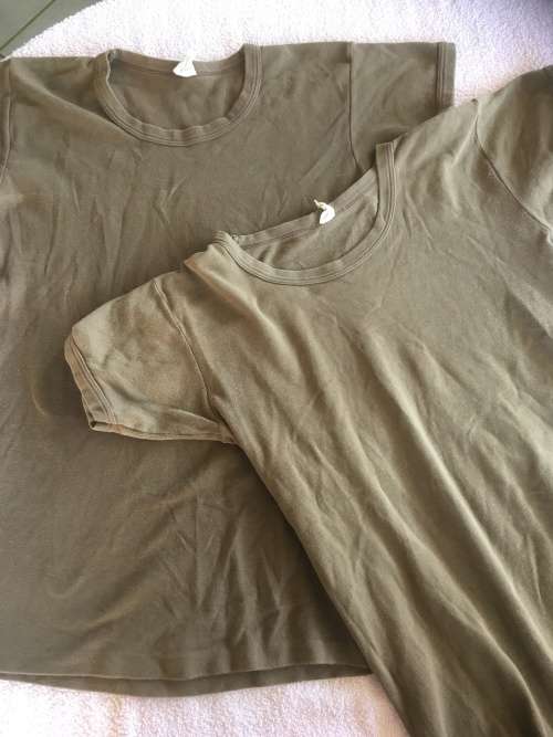 SADF 1981 Border War Brown T-Shirts (x2 sold as a pair) - Size M