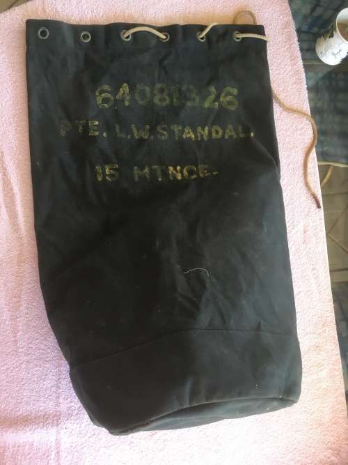 World War II Dark Blue Canvas "Balsak" British Issue - Great condition!