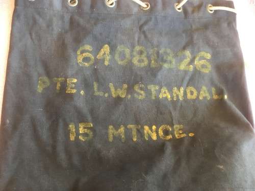 World War II Dark Blue Canvas "Balsak" British Issue - Great condition!