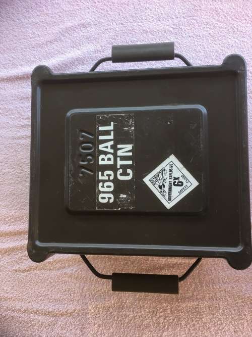 ***Spring Sale*** Medium Sized Metal Military Ammo Box (x4) - price per box