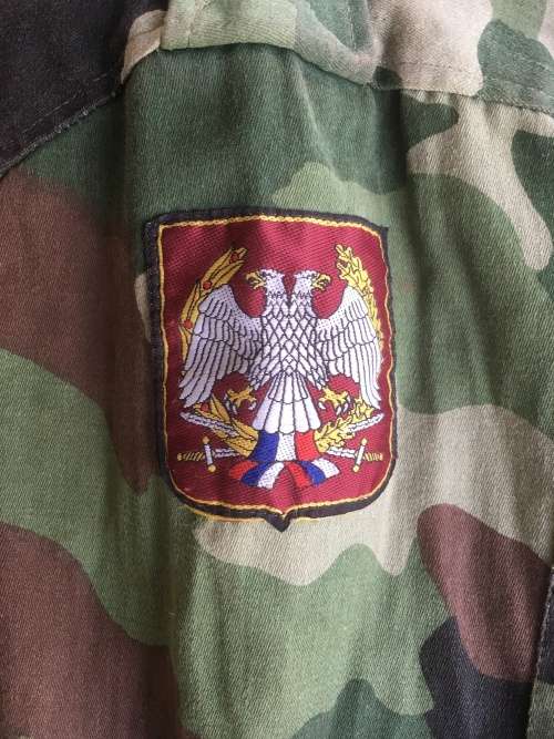 Former Yugoslavian Winter Military Camo Jacket (1996)
