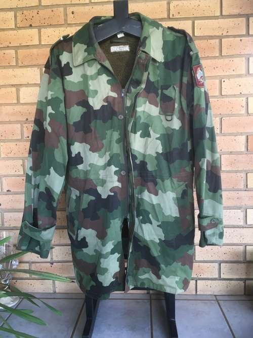 Former Yugoslavian Winter Military Camo Jacket (1996)