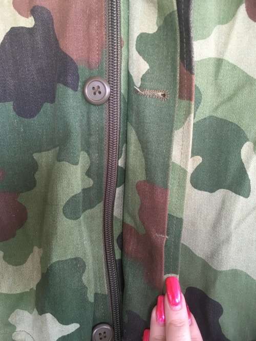 Former Yugoslavian Winter Military Camo Jacket (1996)