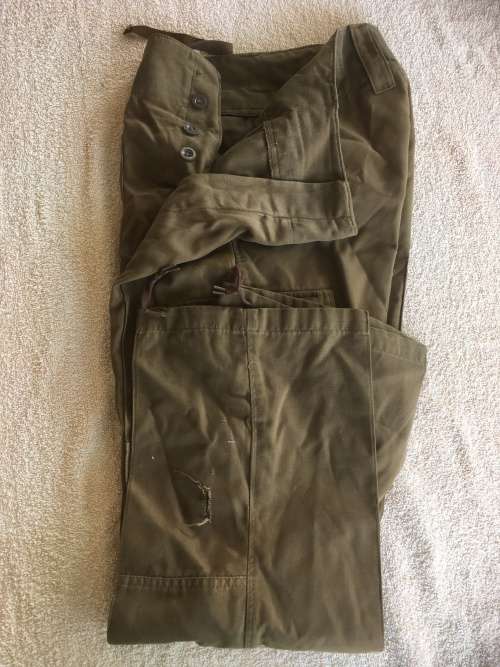 SADF army brown pants (1980s) - size medium