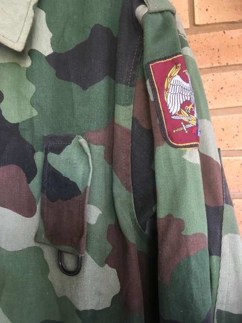 Former Yugoslavian Winter Military Camo Jacket (1996)