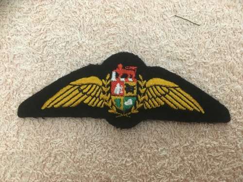 SAAF Pilot Embroidered "Wings"