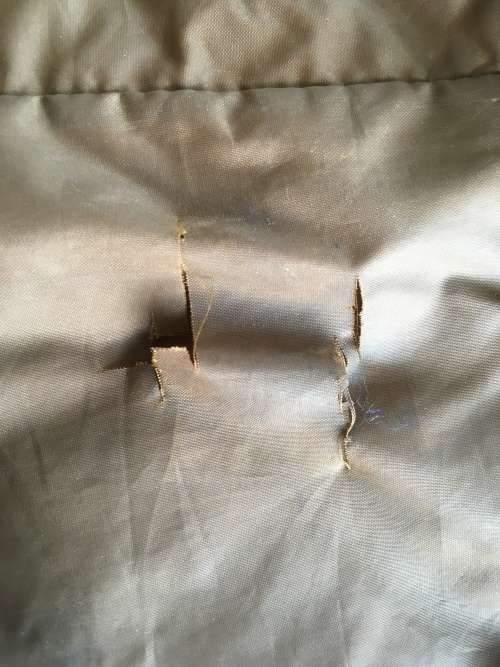 SADF sleeping bag with hood and inner padding (carry bag with clips)