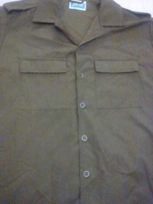 SANDF browns shirt and pants -good condition