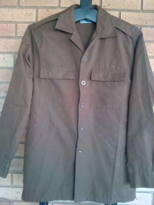 SADF Brown long sleeve shirt  GOOD CONDITION
