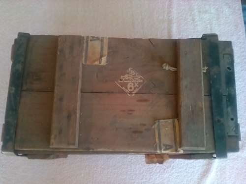 SADF WOODEN Ammo Box - good condition!