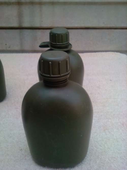 SADF ONE LITRE WATER BOTTELS X4 -R75 EACH