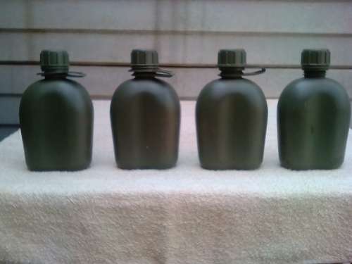 SADF ONE LITRE WATER BOTTELS X4 -R75 EACH