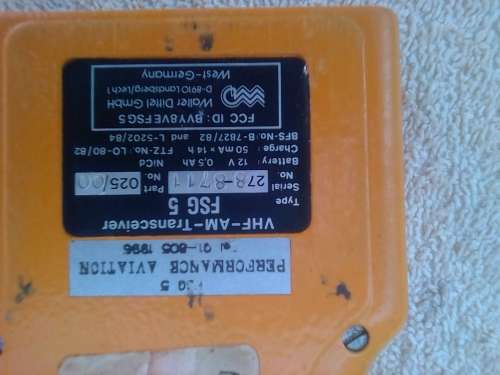 DITTEL VHF -AM -TRANSIEVERS X2 -FSG 5 [R 420 EACH ]-NOT TESTED